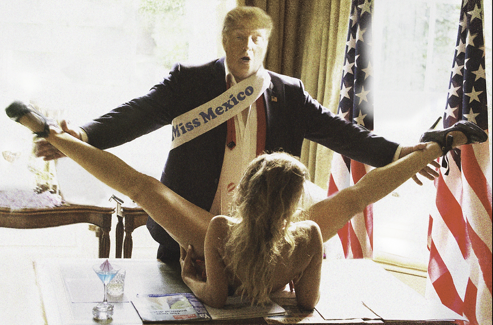 Alison Jackson - "Trump con Miss México" (Este no es Donald Trump) - 2016 - Impresión C - 142 × 203 × 3 cm