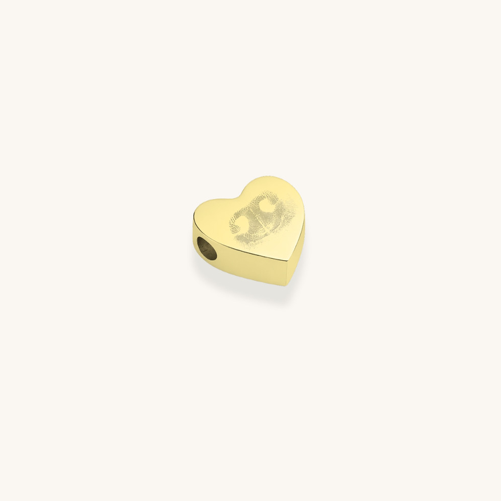 Thumbnail: Pandora Compatible Prints Heart Charm