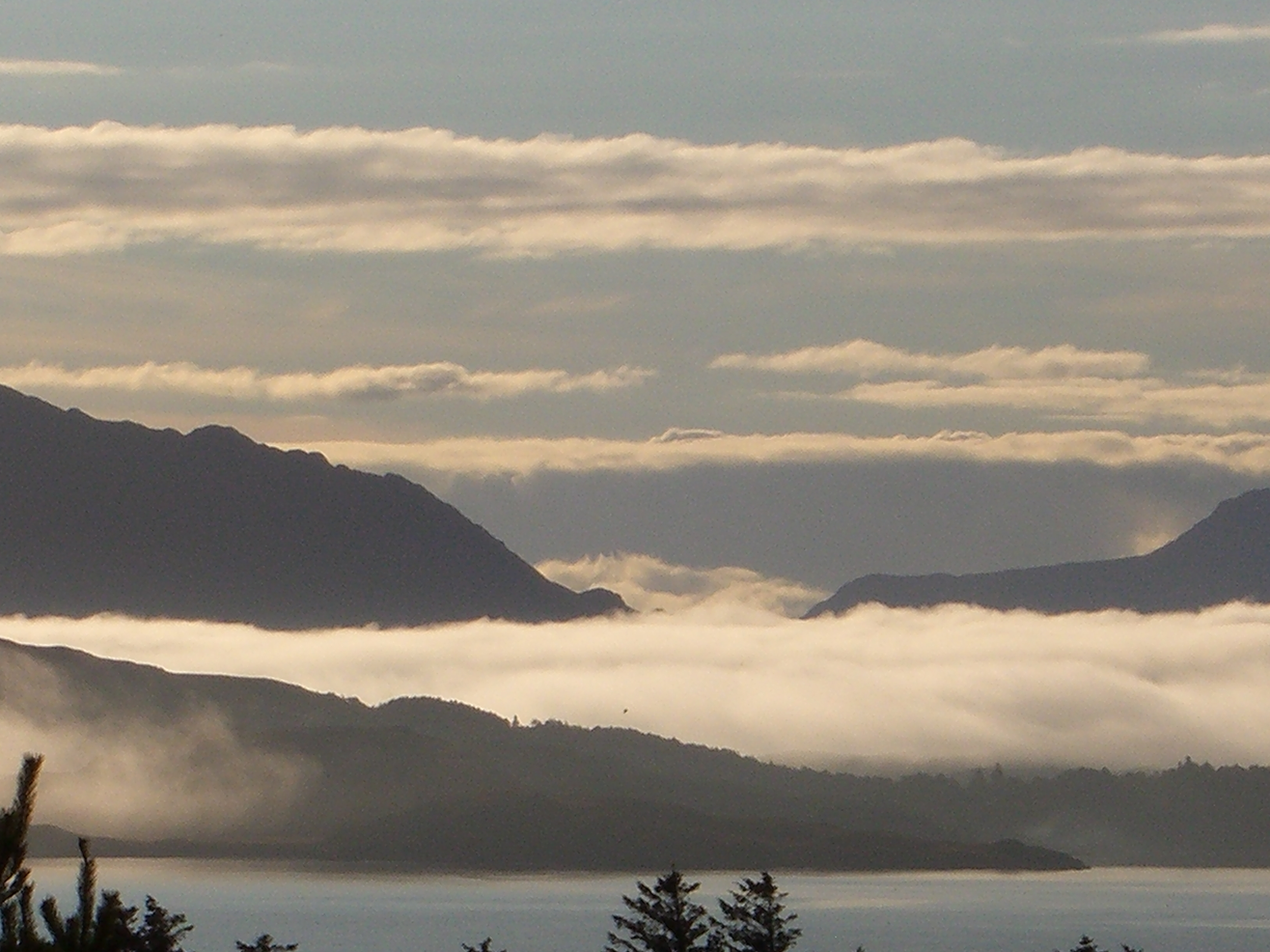 Cloud inversion over Loch Ewe