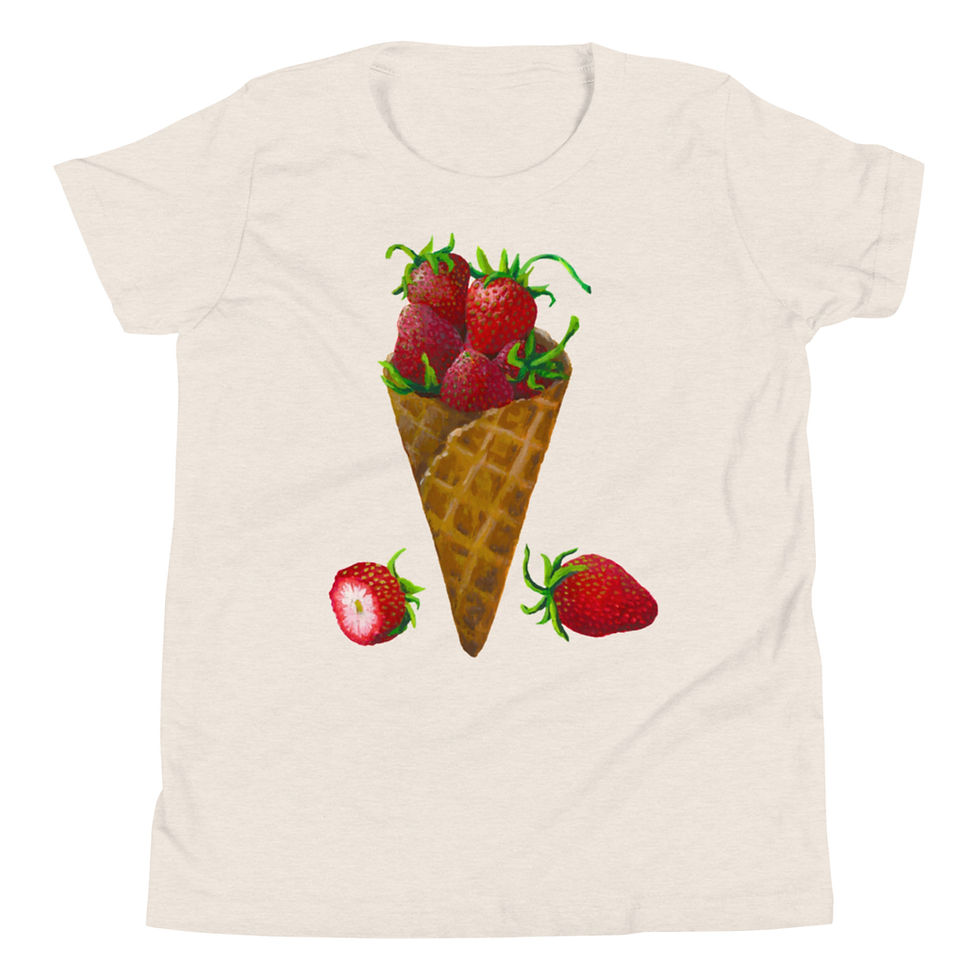 Thumbnail: Strawberry Cone Youth T-shirt