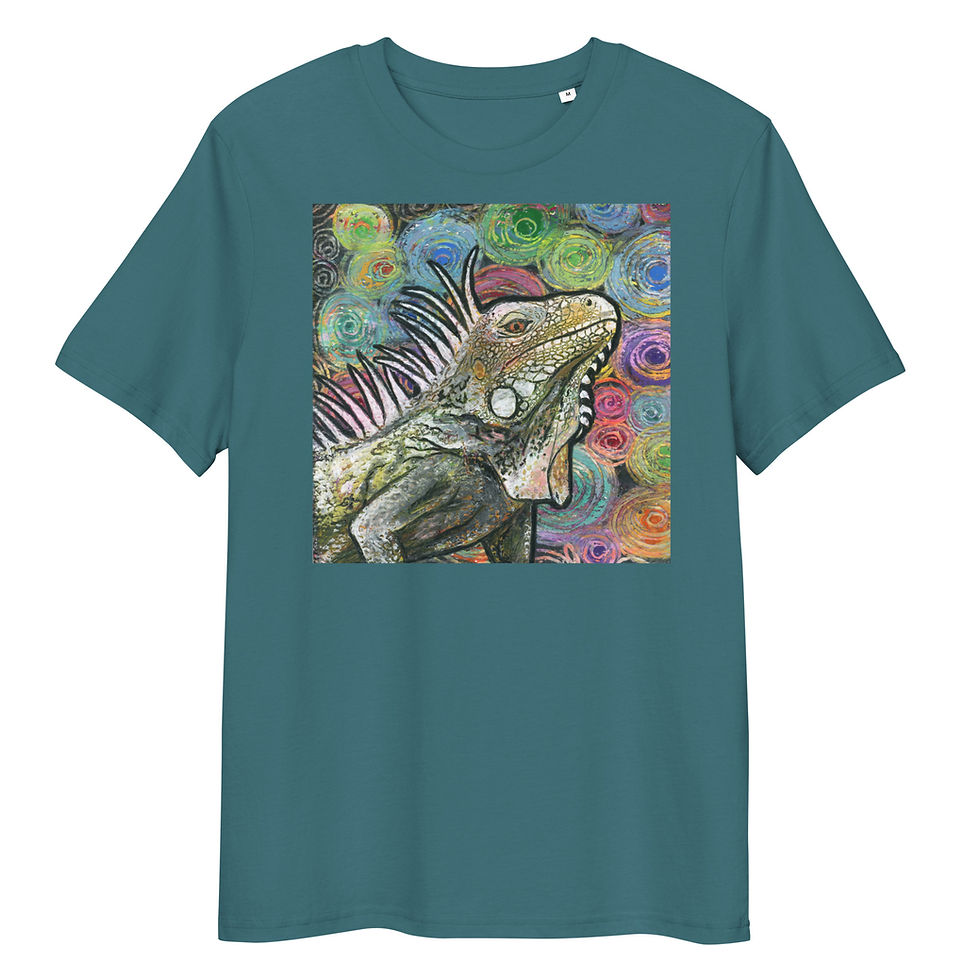 Thumbnail: Iguana Adult Unisex organic cotton t-shirt