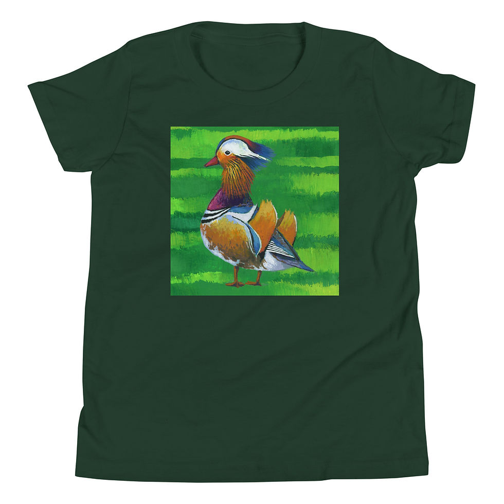 Thumbnail: Mandarin Duck Youth Short Sleeve T-Shirt