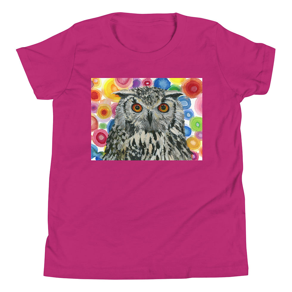 Thumbnail: Great Horned Owl Youth Short Sleeve T-Shirt