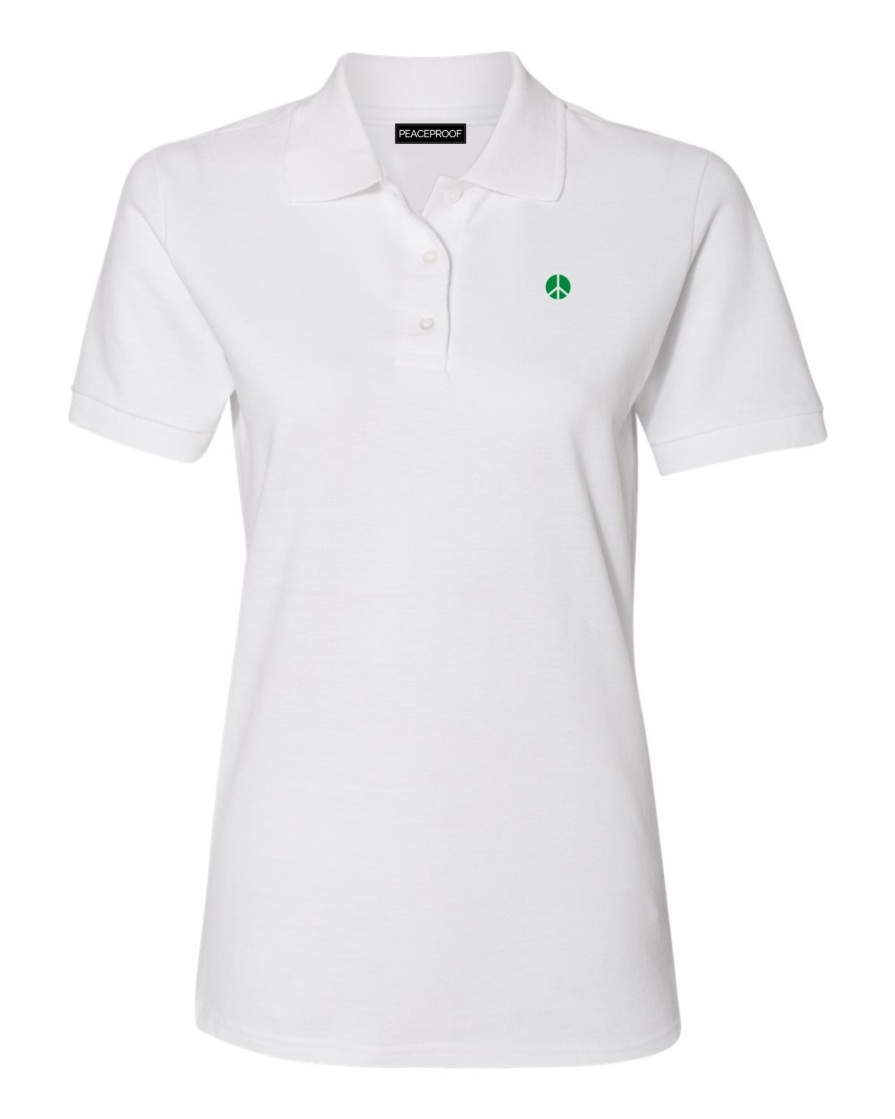 PEACEPROOF PEACE POLO White for Women