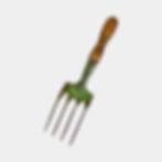 Vintage Green Garden Hand Fork