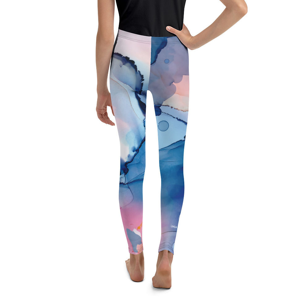 Thumbnail: Teen LDD Leggings-watercolor