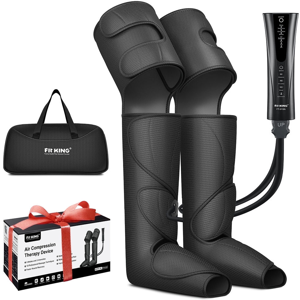 FIT KING Foot and Leg Massager for Circulation and Relaxation, Compression Calf