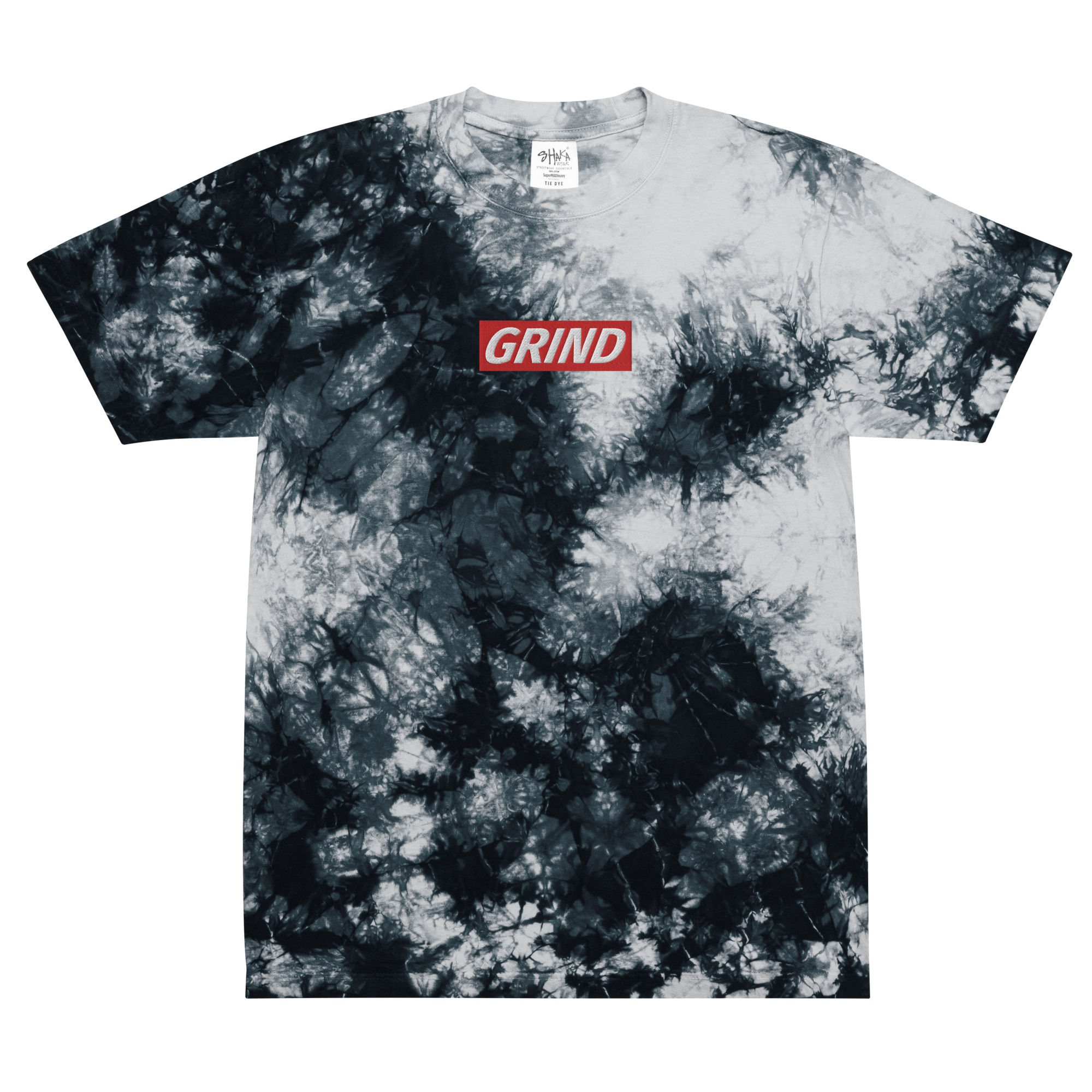 Supreme Grind Tie-dye T-shirt - B&W