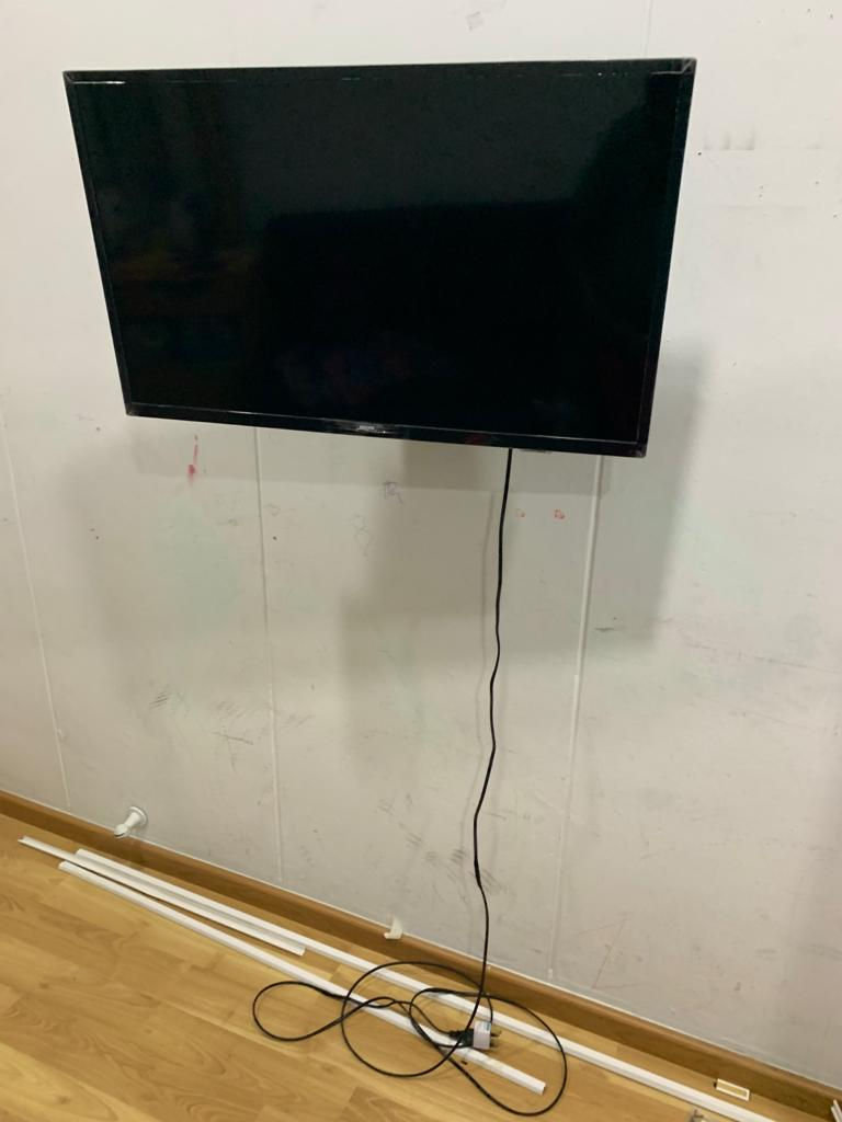 Tv has been installed