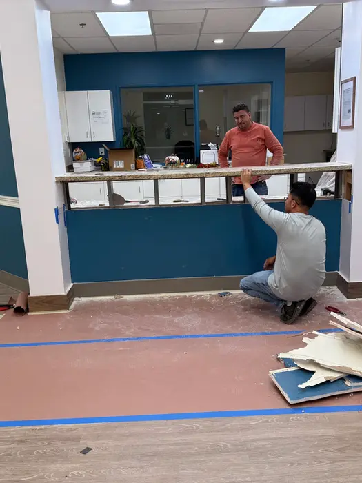 childcare center during renovation