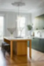 Studio Ocra kitchen island luxury design in Brooklyn