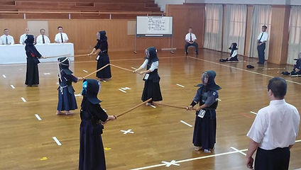 常滑剣道尾南地区剣道連盟昇級昇段審査木刀