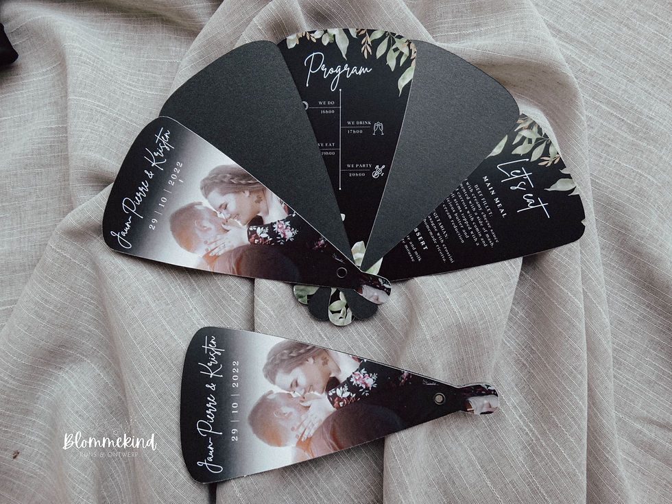 Thumbnail: Petal Fans - 3 printed petals (MOQ 20)
