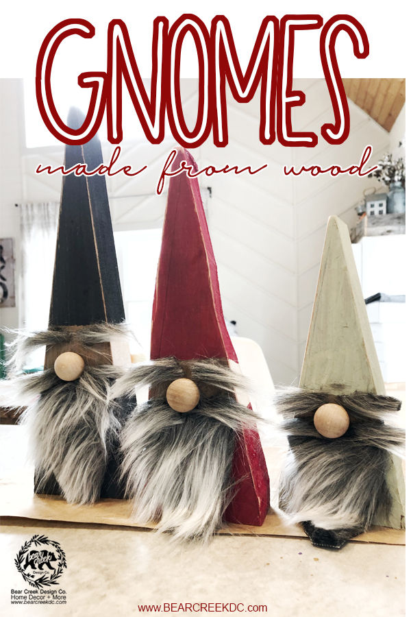 DIY Wood Gnomes
