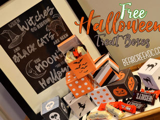 Free Halloween Treat Boxes