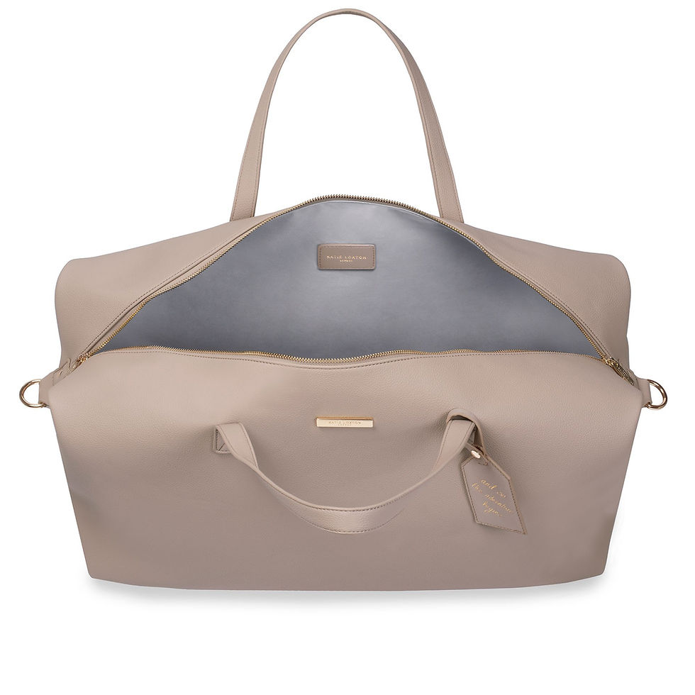 Thumbnail: Weekend Holdall Bag Taupe by Katie Loxton