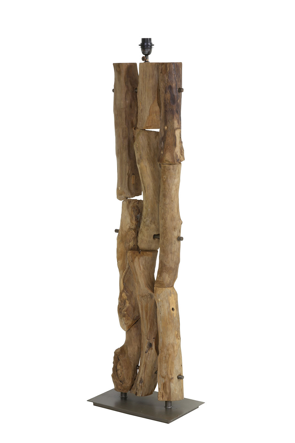 Thumbnail: GABROVO Wood Natural Floor Lamp