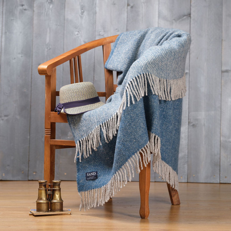 Thumbnail: Boa Ink Pure New Wool Sand Blanket