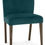 Thumbnail: Turin Dark Oak Low Back Uph Chair Sea Green Velvet Fabric (Pair)