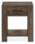Thumbnail: Turin Dark Oak Lamp Table With Drawer