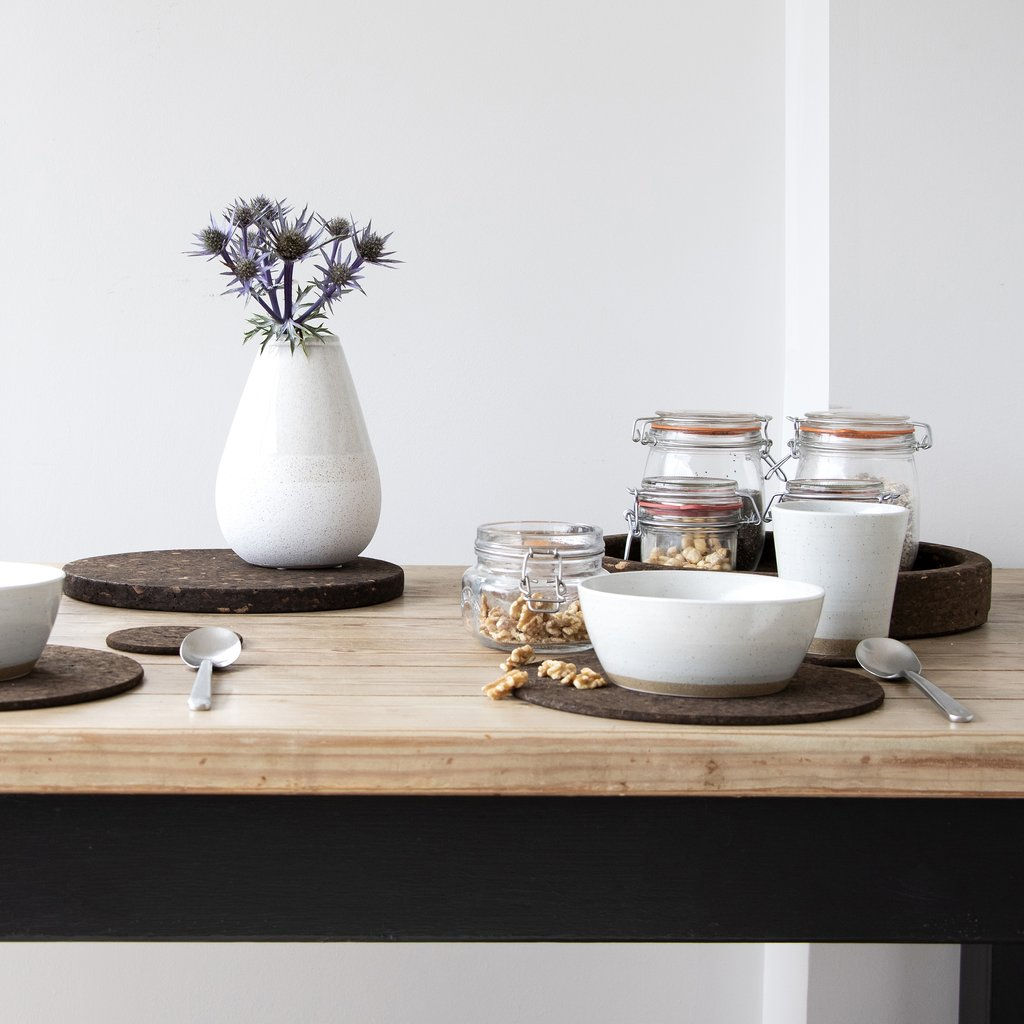 Set of Four Smoked Cork Placemats by Love Liga
