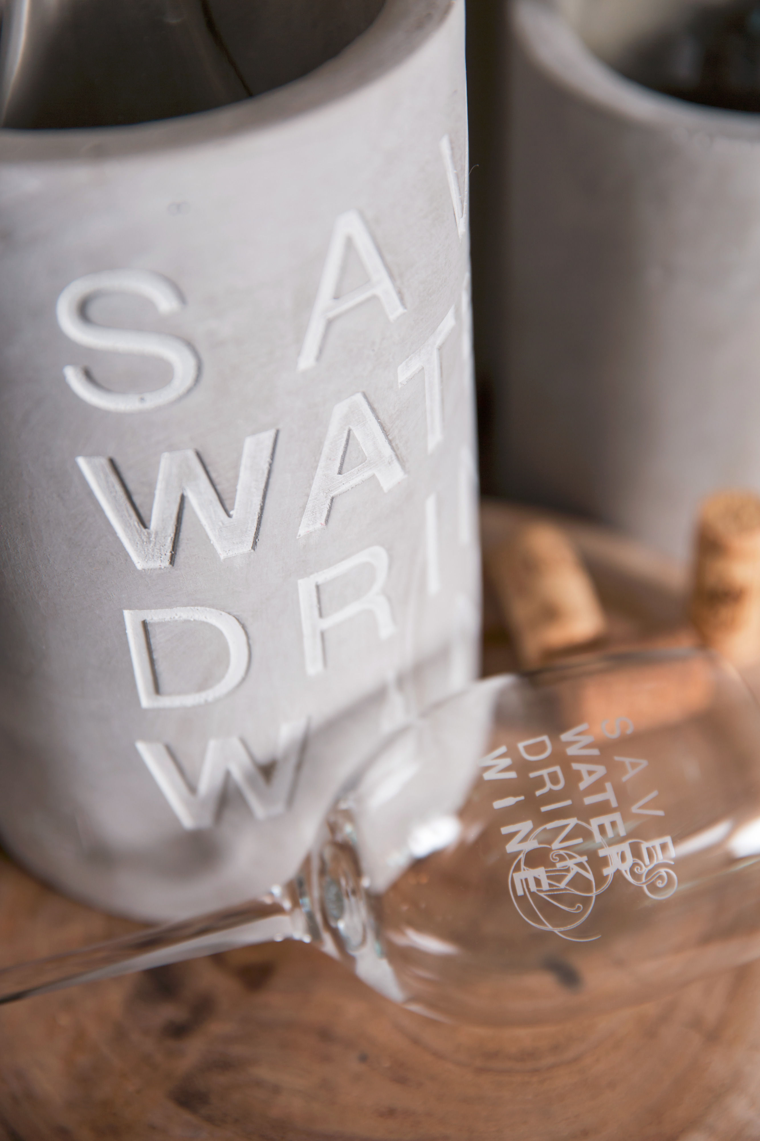 Concrete Wine Cooler