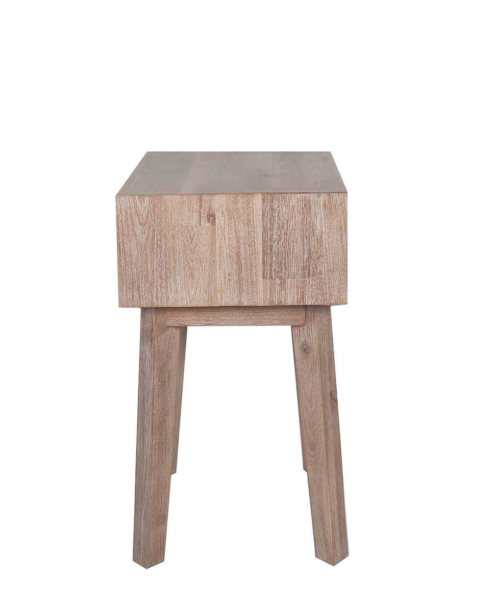 Thumbnail: Sand Wash Acacia Wood One Drawer Bedside Unit