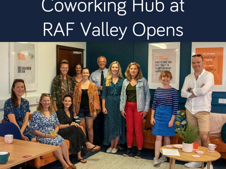 Reaching for the skies - coworking hub at RAF Valley opens