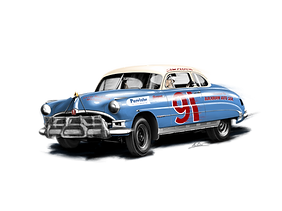 NASCAR History Art by Alex Book