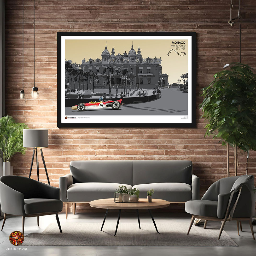Thumbnail: Circuit de Monaco featuring Graham Hill, FORMULA 1 1968 Lotus 49B Ford Cosworth 3.0 V8 at Monte Carlo, Monaco