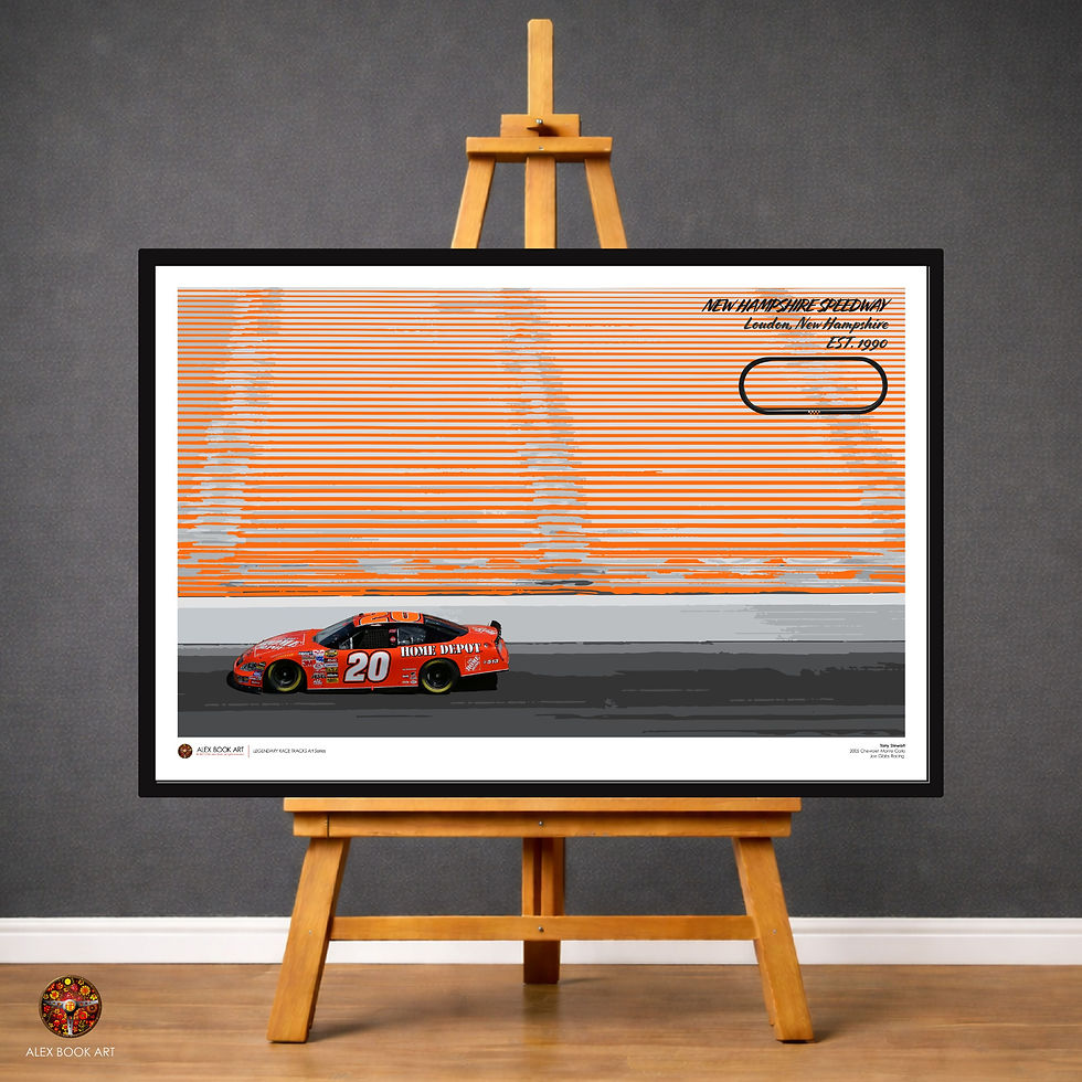 New Hampshire International Speedway featuring Tony Stewart, NASCAR 2005 Chevrolet Monte Carlo at Loudon, New Hampshire, USA