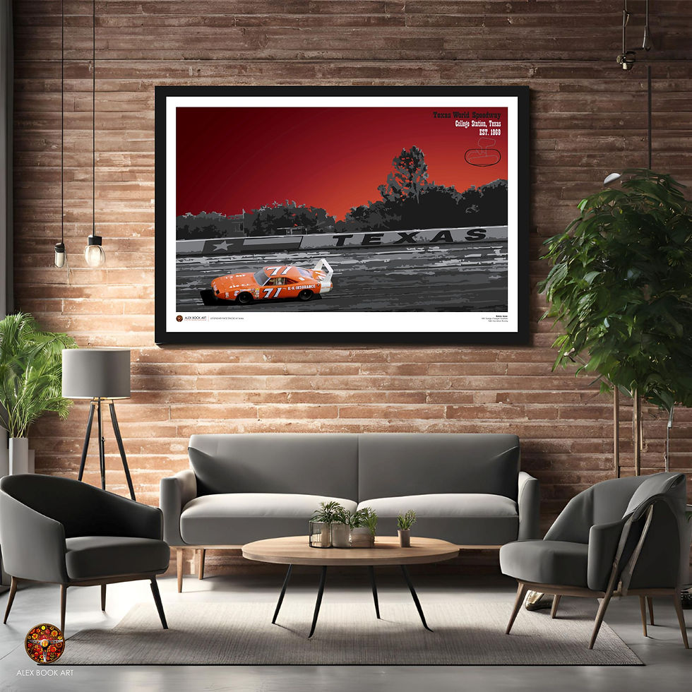 Thumbnail: Texas World Speedway featuring Bobby Isaac, NASCAR 1969 Dodge Charger Daytona at College Station, Texas, USA