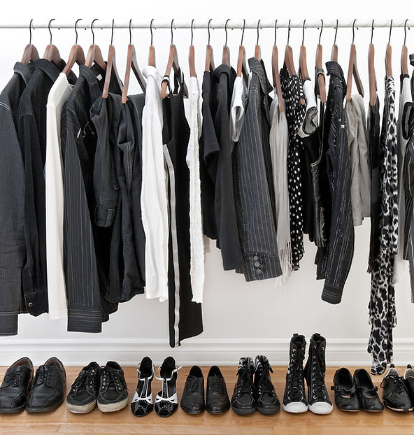 Organized Closet Rack