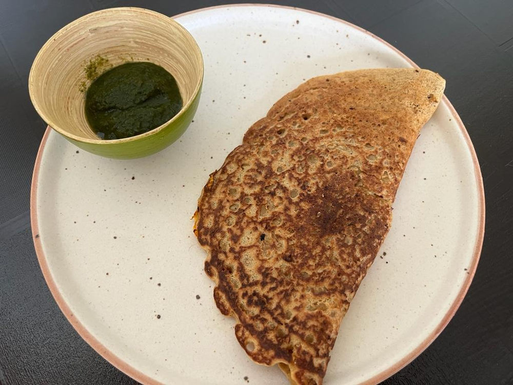 Recipe Sattu Oats Cheela