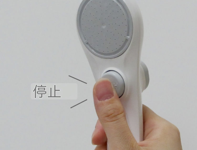 止水ボタン付きシャワーヘッド使用時の注意点と調圧弁の重要性