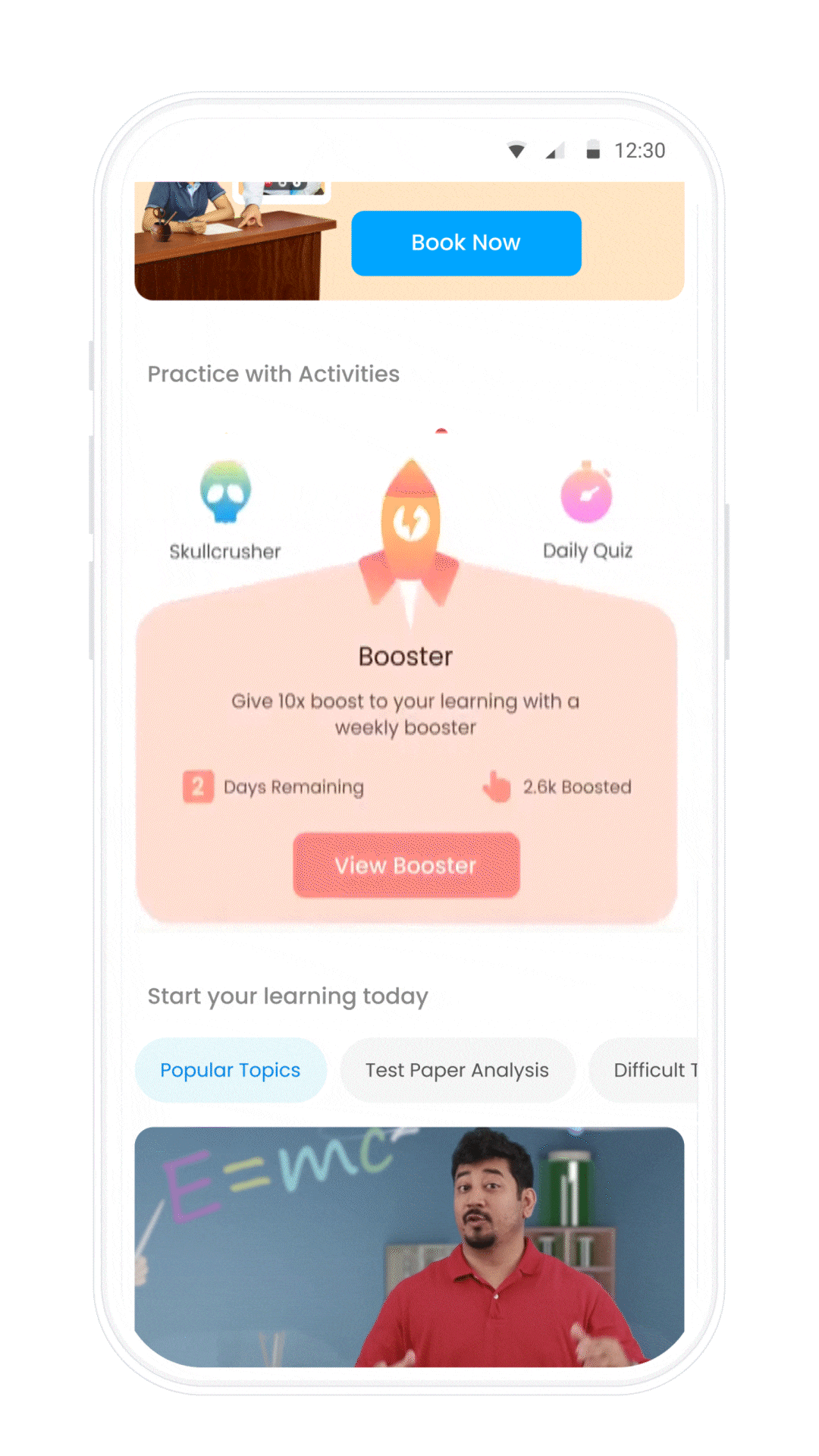 Activities animation