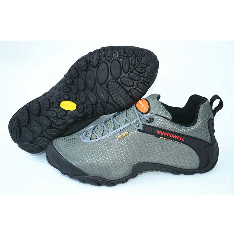 Thumbnail: Men Hiking Shoes Suede Climbing Breathable Outdoor Sports Trekking Sneakers