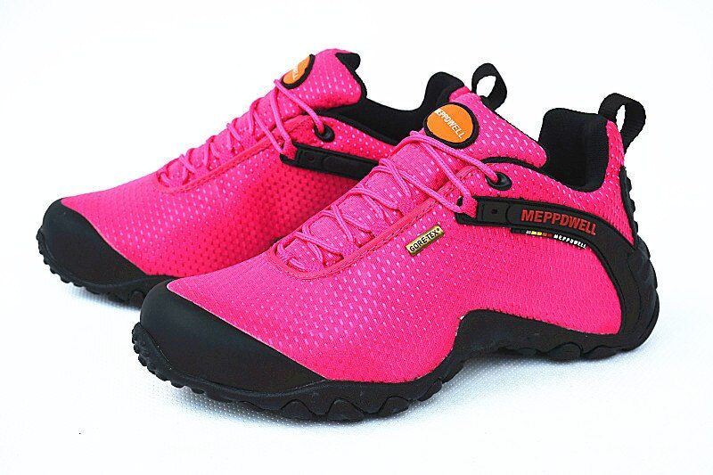 Thumbnail: Men Hiking Shoes Suede Climbing Breathable Outdoor Sports Trekking Sneakers