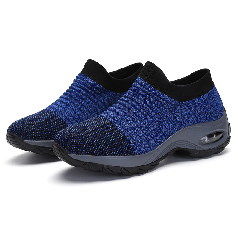 Thumbnail: Women Running Shoes Breathable Mesh Comfortable Air Cushion Sneaker Lightweight