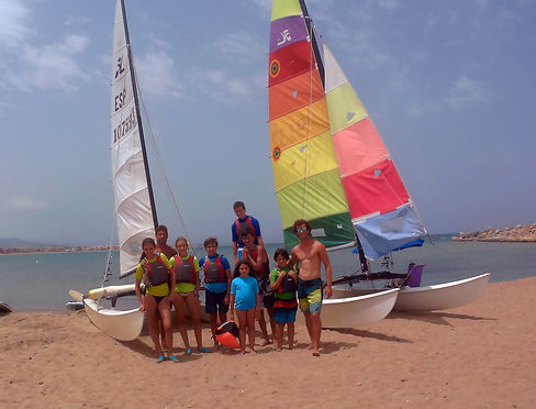 Aventuras en Hobie-Cat para niños y adolescentes