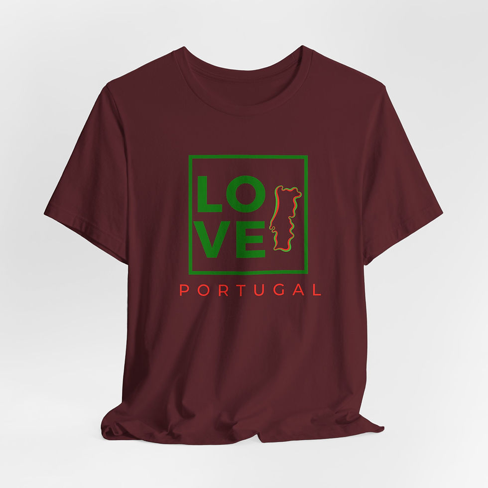 Thumbnail: Love Portugal Unisex Jersey Short Sleeve Tee