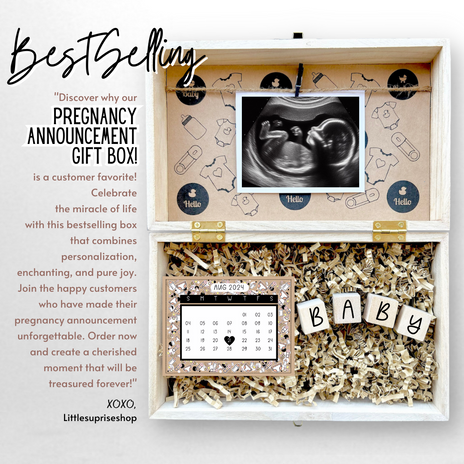 Pregnancy Announcement Gift Box