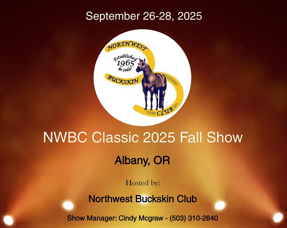 NWBC Classic 2025 Fall Show – ABRA Approved Horse Show