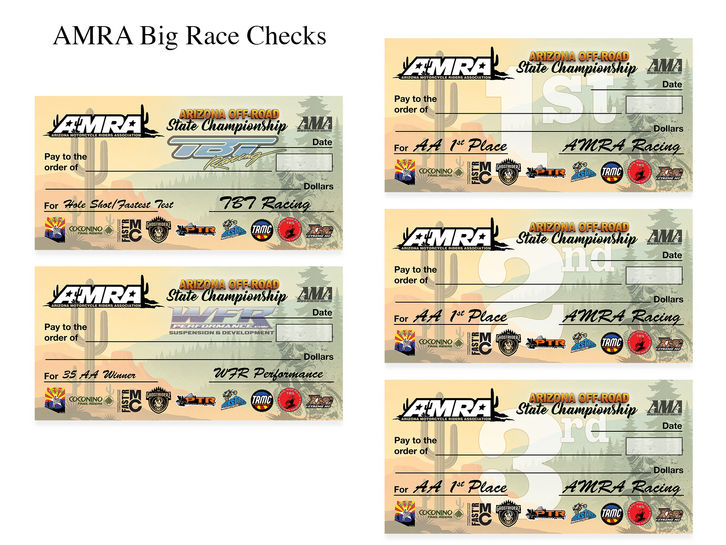 AMRA Award Checks