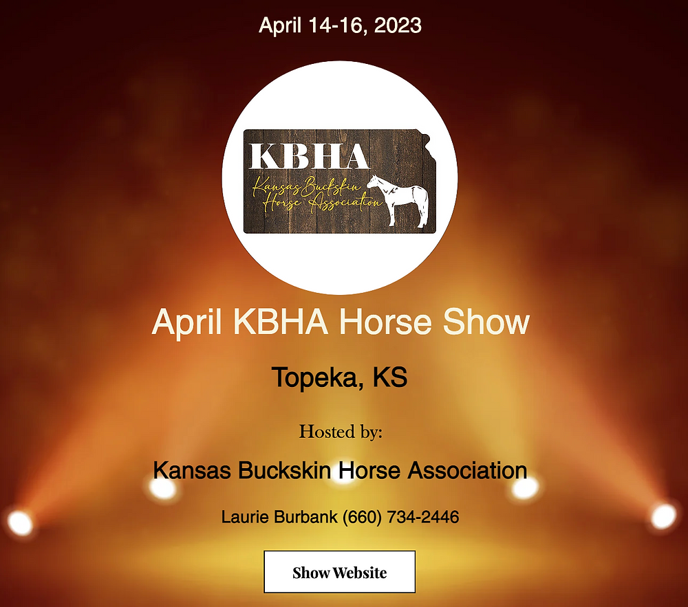 Kansas Approved ABRA Horse Shows