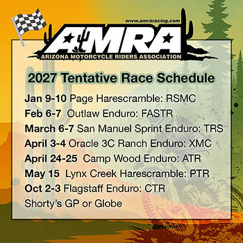 2027 Tentative AMRA Race Schedule