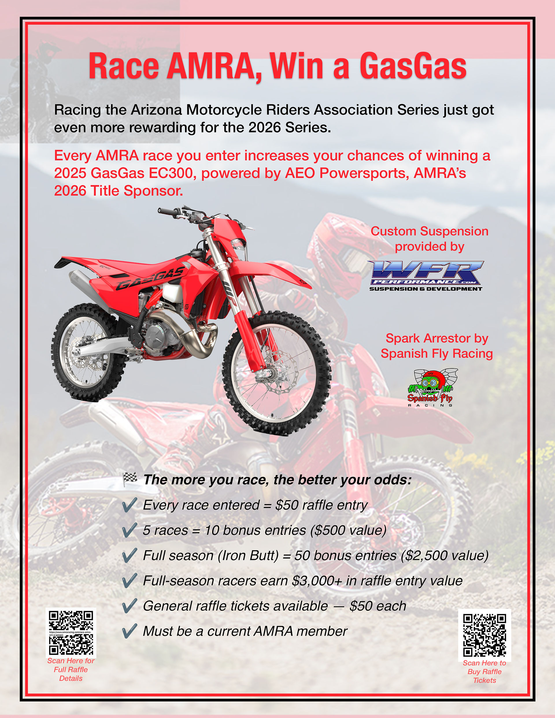 Race AMRA, Win a GasGas Flyer