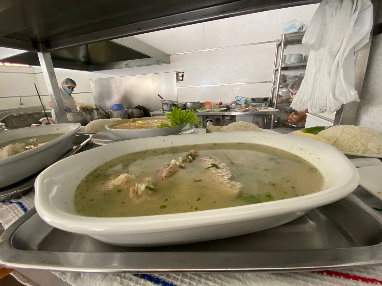 Arranged Food and Objects