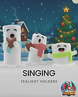 Singing Candle Tealight Holders