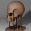 Thumbnail: Melting Skull: "A melting skull design for 3D printing, provided in STL file format."
